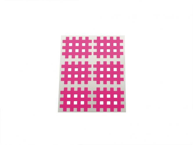 Gitter Akupunkturpflaster Form: Gitter 30 St. Pink 28x36mm
